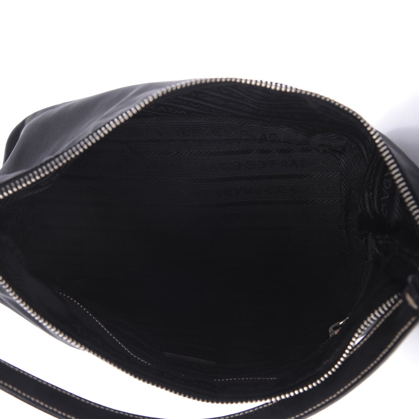 Tessuto Nylon Pochette Bag Black