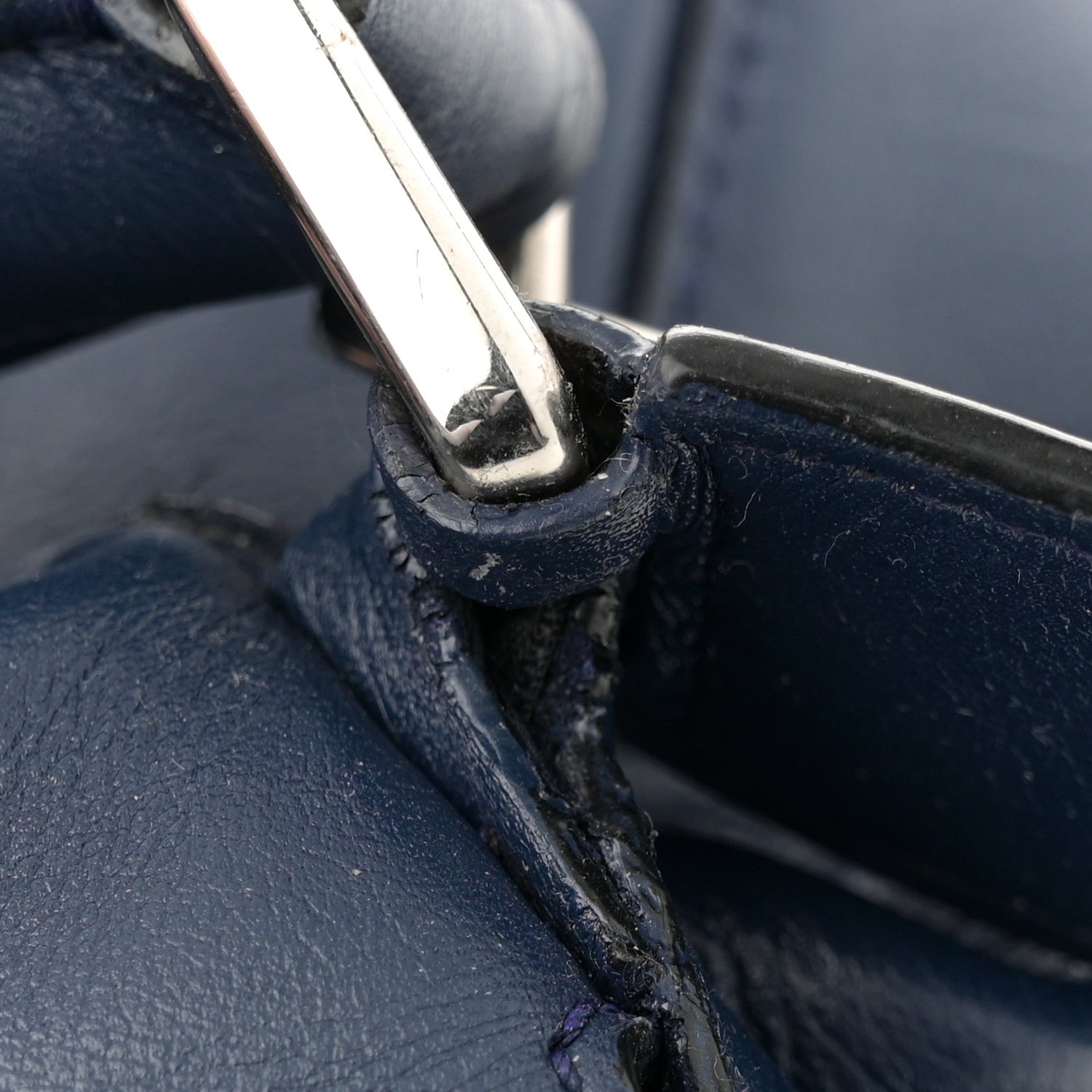 Loewe Calfskin Medium Puzzle Bag  Marine 11 of 11