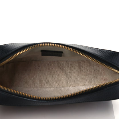 Gucci Grained Calfskin Sylvie Web Kingsnake Small Camera Bag Black Multicolor 5 of 11