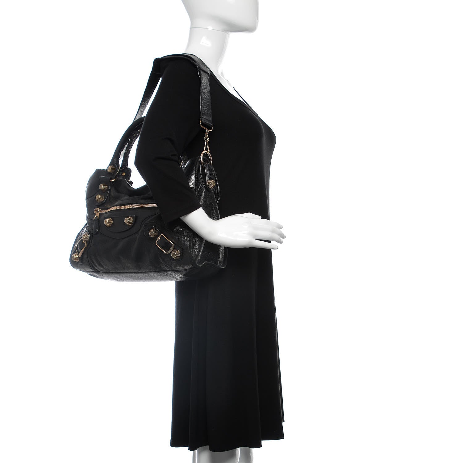 Balenciaga Agneau Giant 21 Rose Gold Hardware City Black 2 of 15