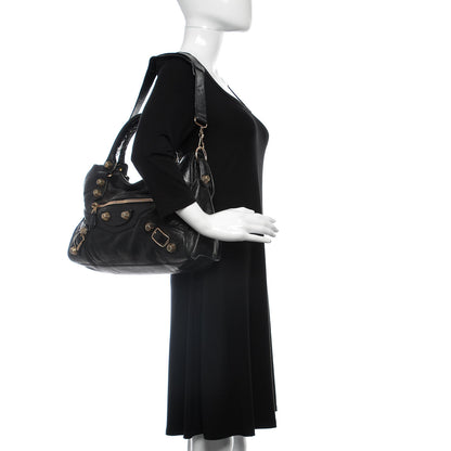 Balenciaga Agneau Giant 21 Rose Gold Hardware City Black 2 of 15