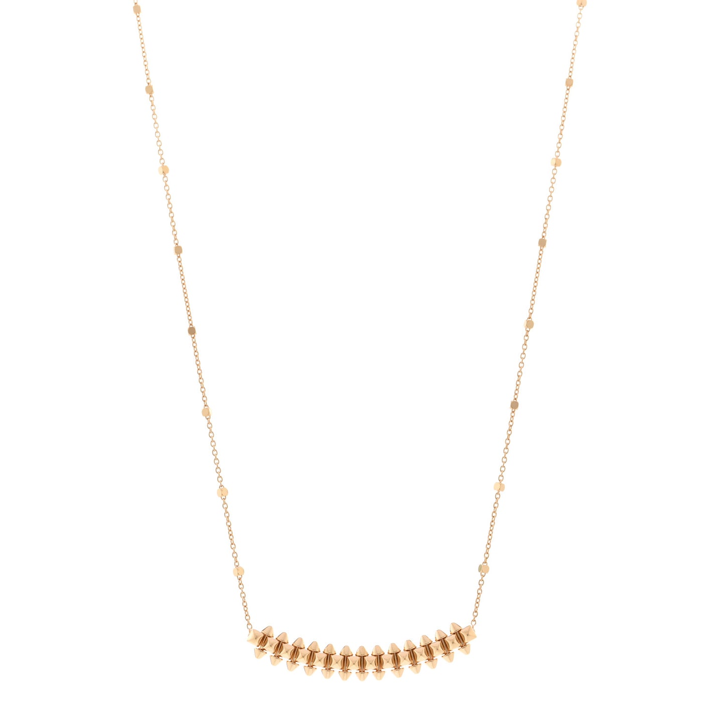 18K Pink Gold Small Clash de Cartier Necklace