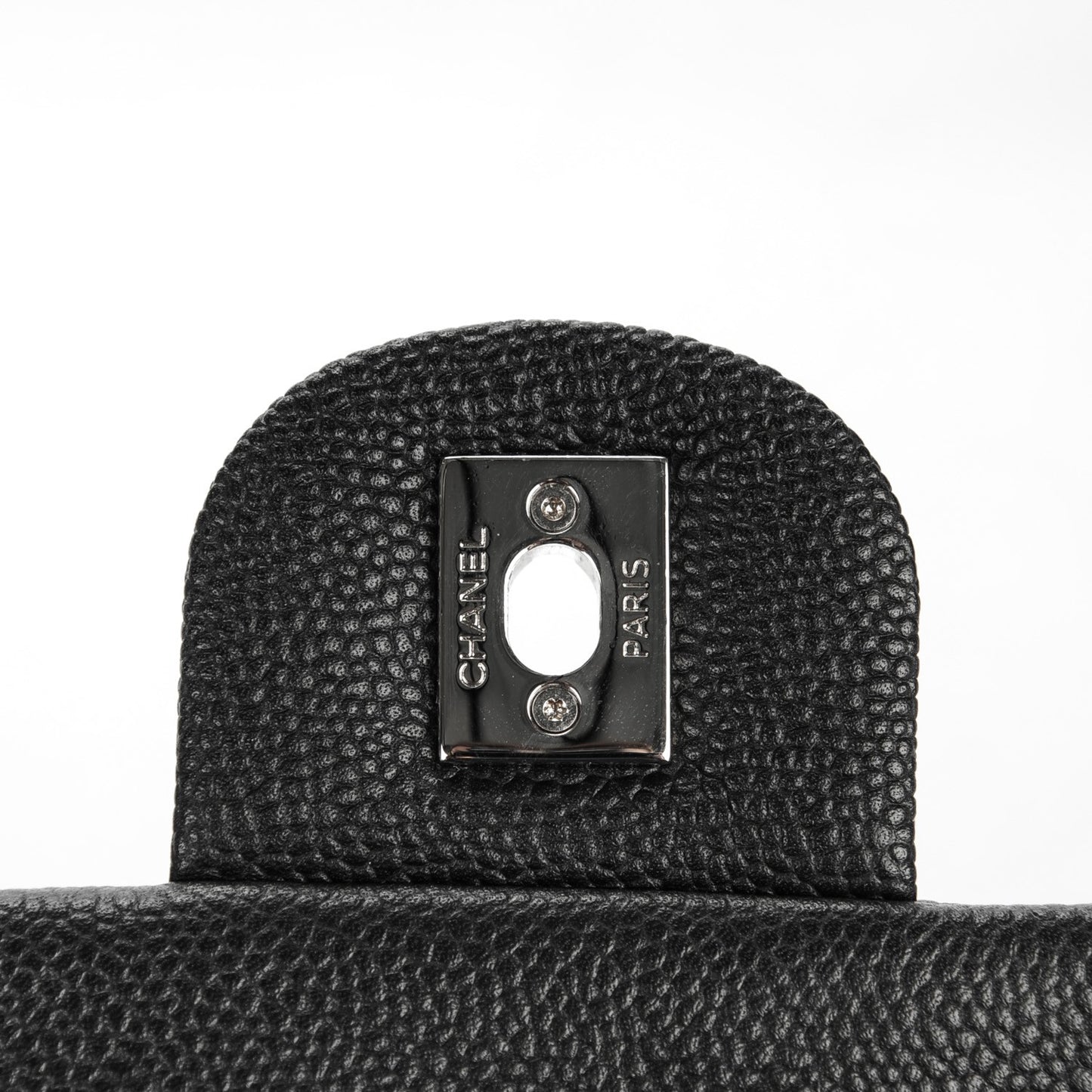 Caviar Quilted Medium Easy Flap Black