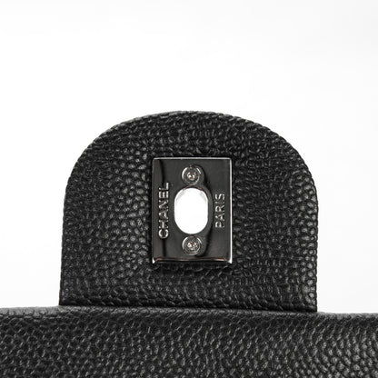 Chanel Caviar Quilted Medium Easy Flap Black 5 of 8