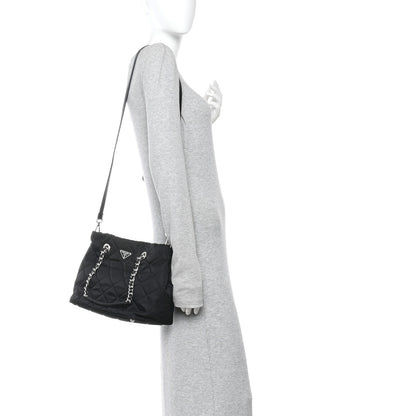 Prada Nylon Tessuto Impuntu Quilted Tote Black 2 of 10