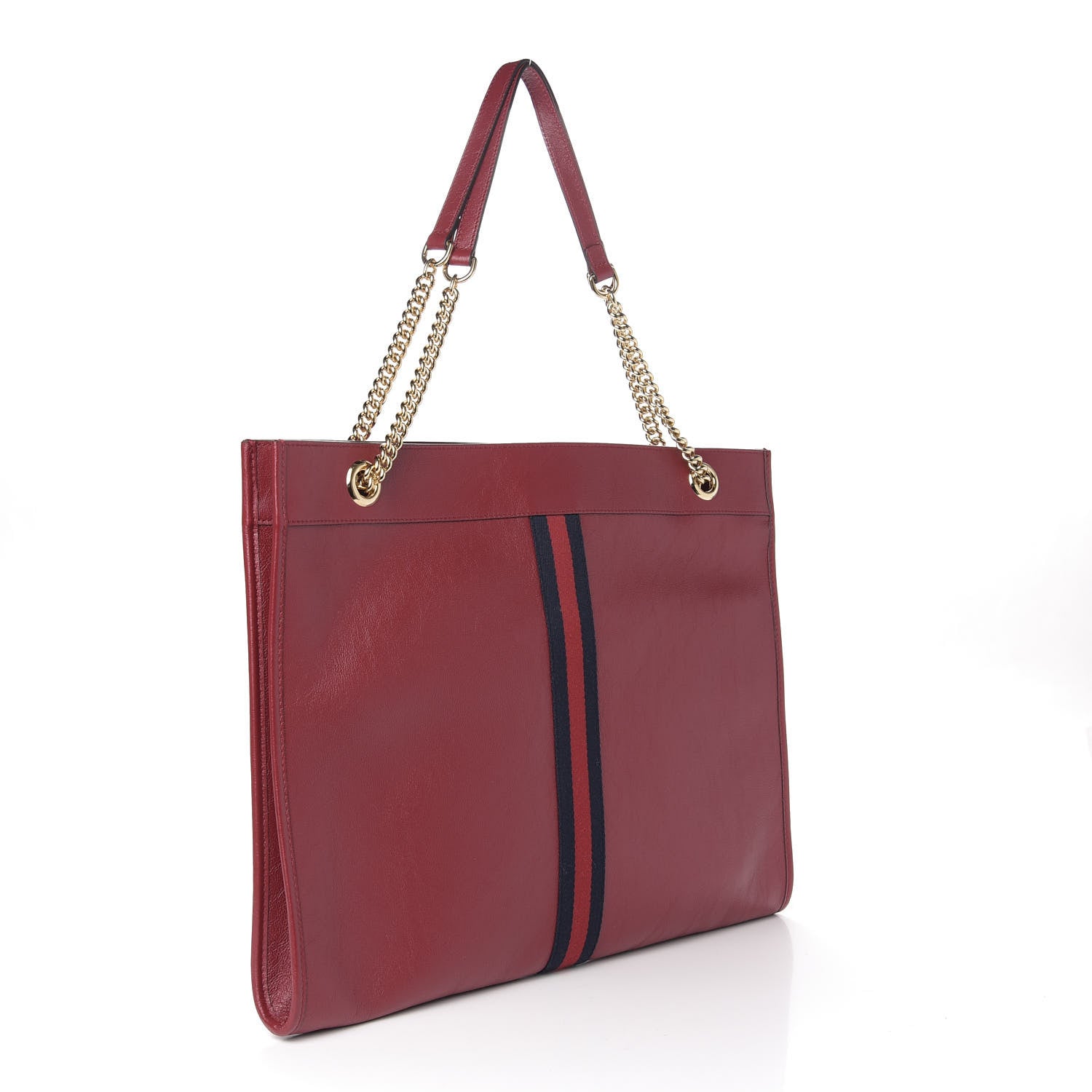 Gucci Calfskin Large Rajah Chain Tote Romantic Cherry 4 of 13