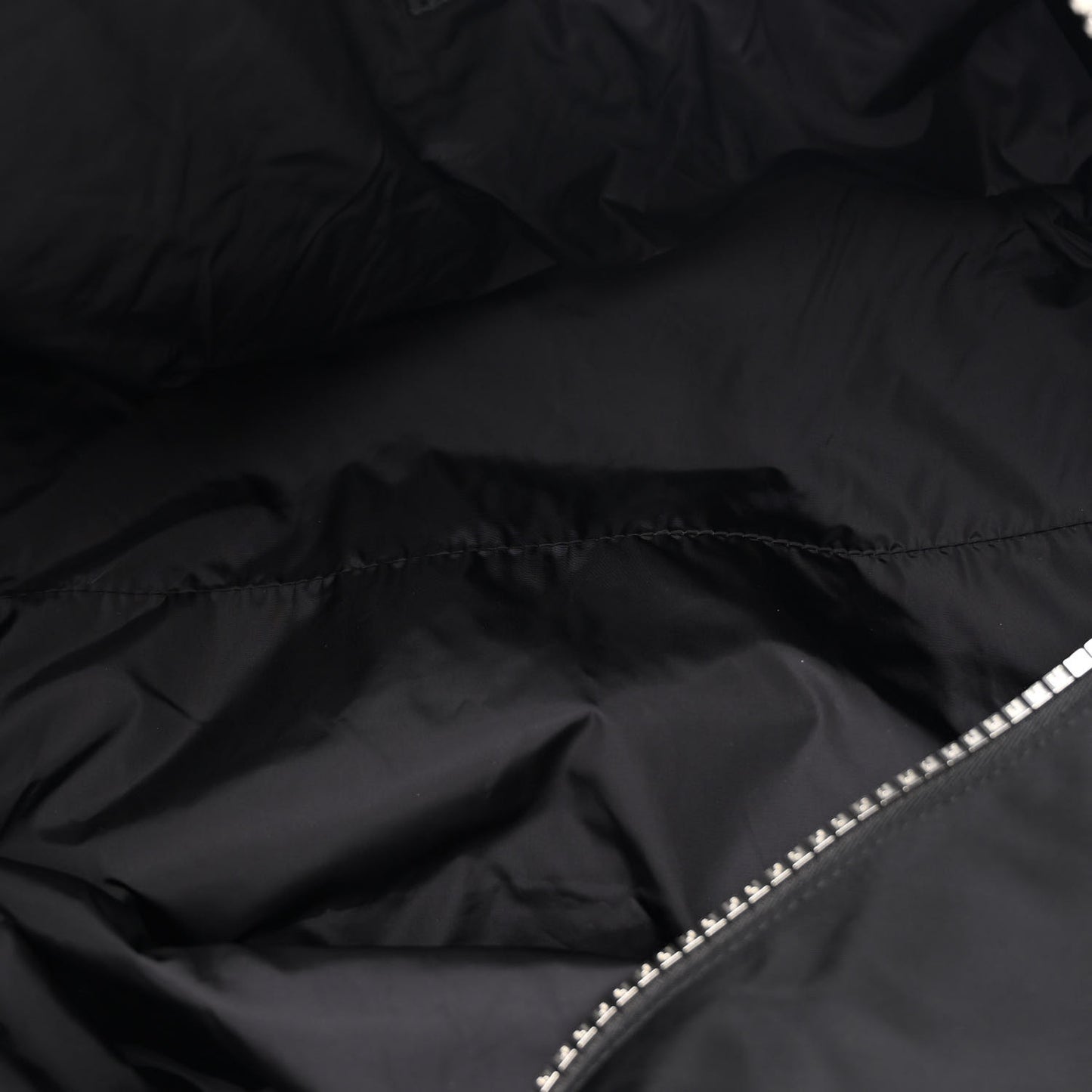 Nylon G-Zip Duffle Backpack Black