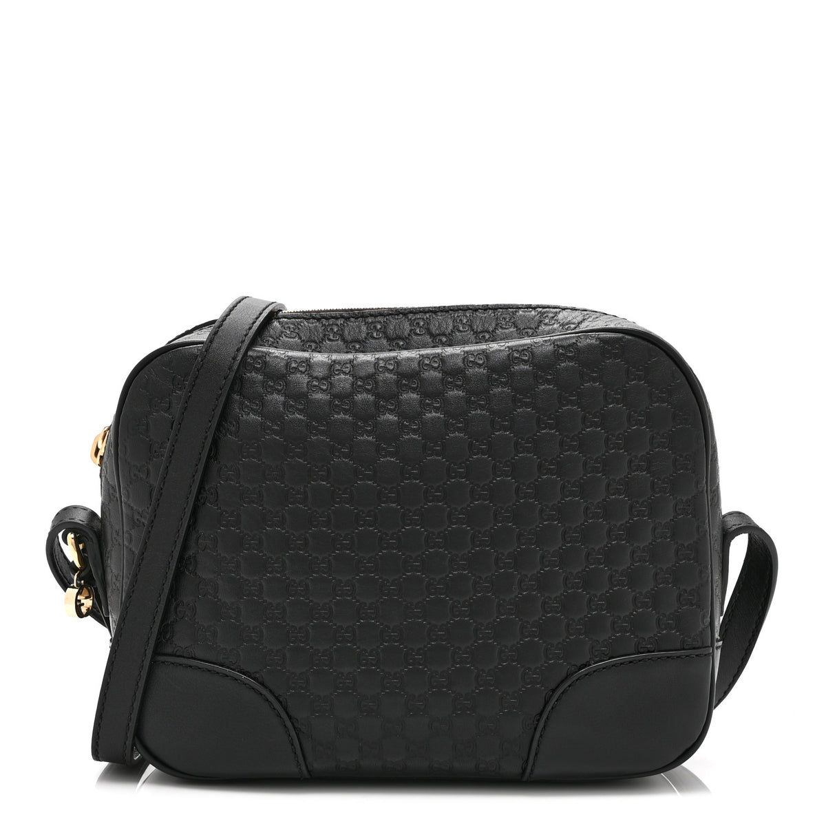 Microguccissima Mini Bree Messenger Bag Black