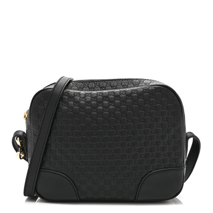 Gucci Microguccissima Mini Bree Messenger Bag Black 1 of 10
