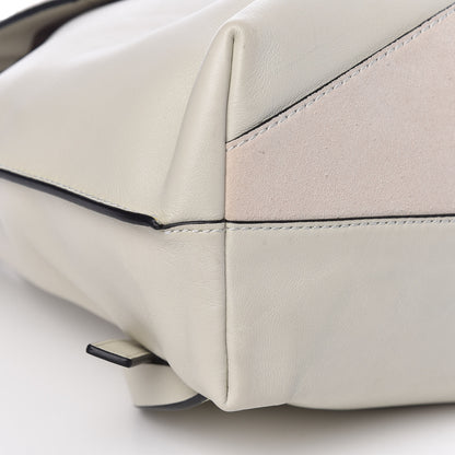 Marc Jacobs Suede Calfskin Studded Zip Flap Backpack Dove 9 of 10