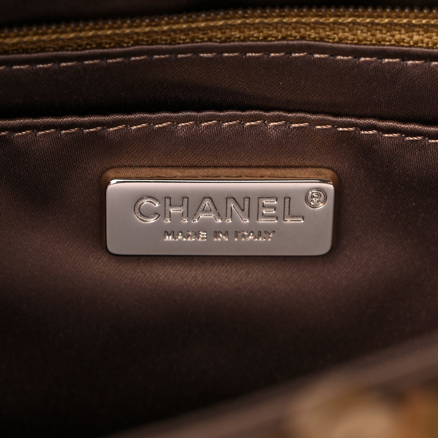Chanel Sequin Quilted Medium Single Flap Gold 6 of 11