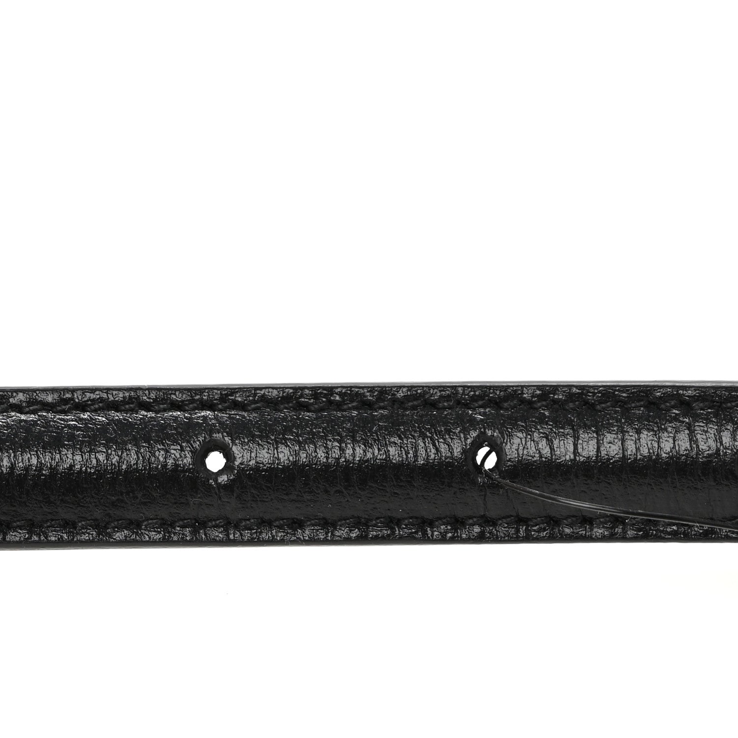 Gucci Efesto Leather Womens Horsebit 15/23mm Belt 90 36 Black 4 of 5