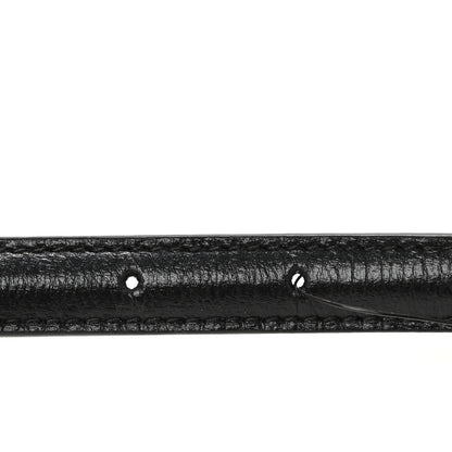 Gucci Efesto Leather Womens Horsebit 15/23mm Belt 90 36 Black 4 of 5