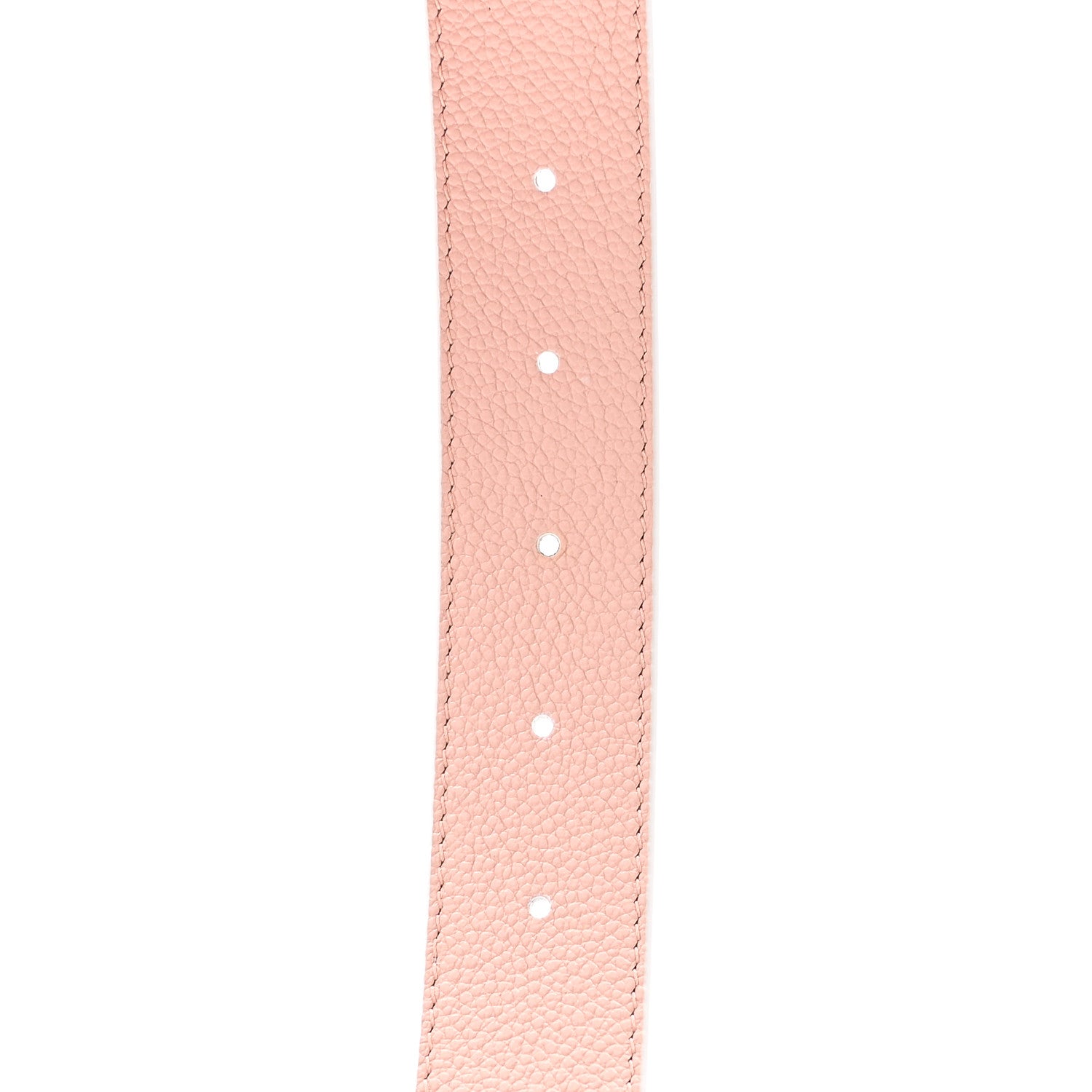Louis Vuitton Taurillon Calfskin Monogram 30mm LV Initiales Reversible Belt 90 36 Rose Ballerine Ivory 6 of 9