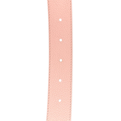 Louis Vuitton Taurillon Calfskin Monogram 30mm LV Initiales Reversible Belt 90 36 Rose Ballerine Ivory 6 of 9