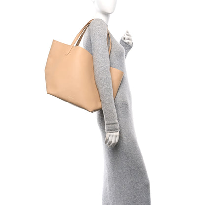 Mansur Gavriel Supple Calfskin Everyday Soft Tote Sandstone Cornflower 2 of 11