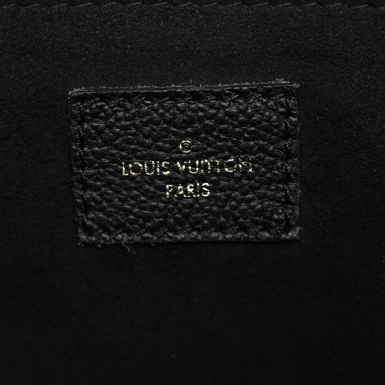 Louis Vuitton Empreinte Monogram Giant Neverfull MM Black Beige 6 of 12