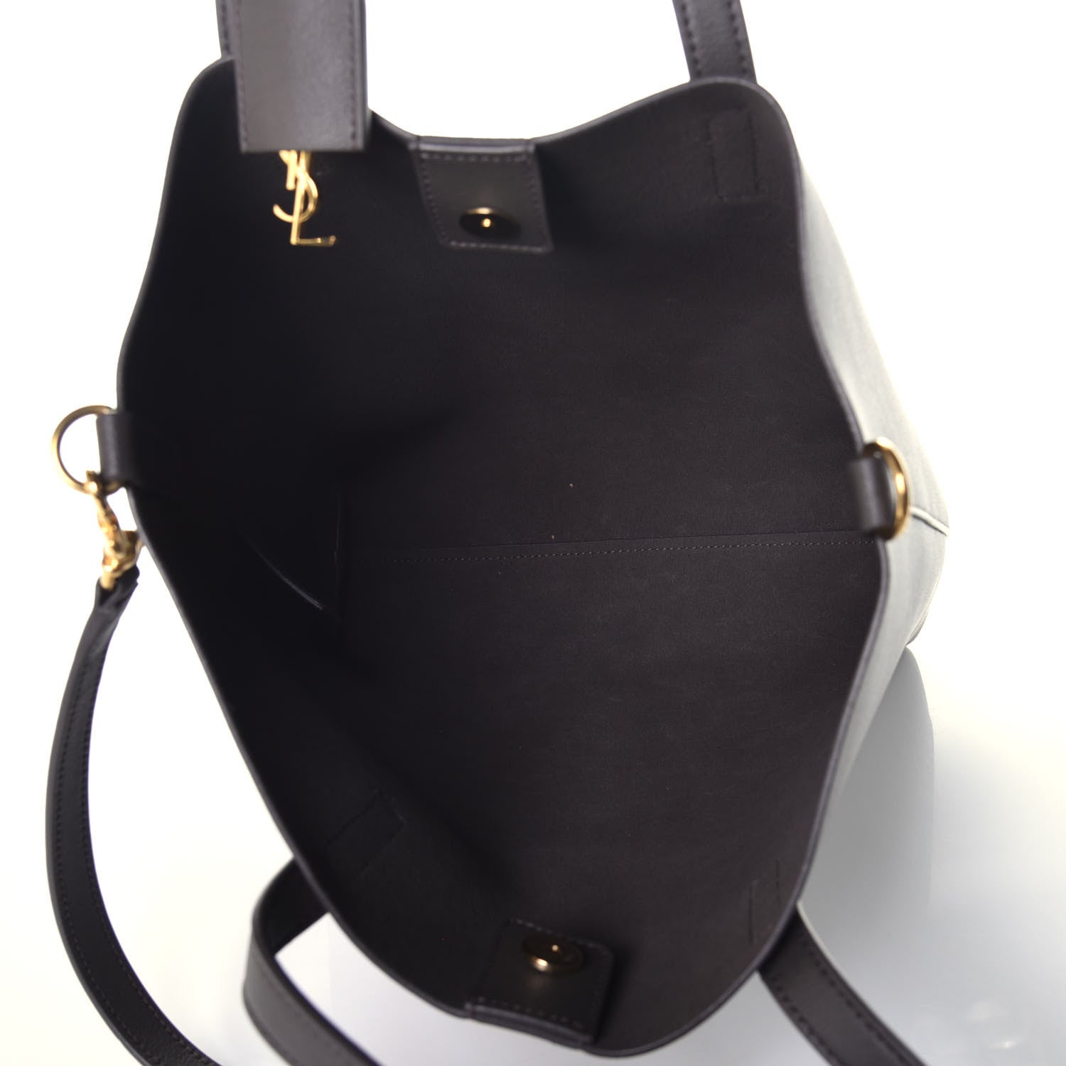 Saint Laurent Calfskin Toy Shopping Tote Pebble 6 of 10