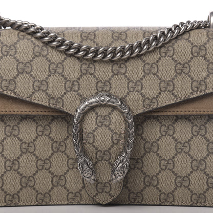 Gucci GG Supreme Monogram Small Dionysus Shoulder Bag Taupe 8 of 11