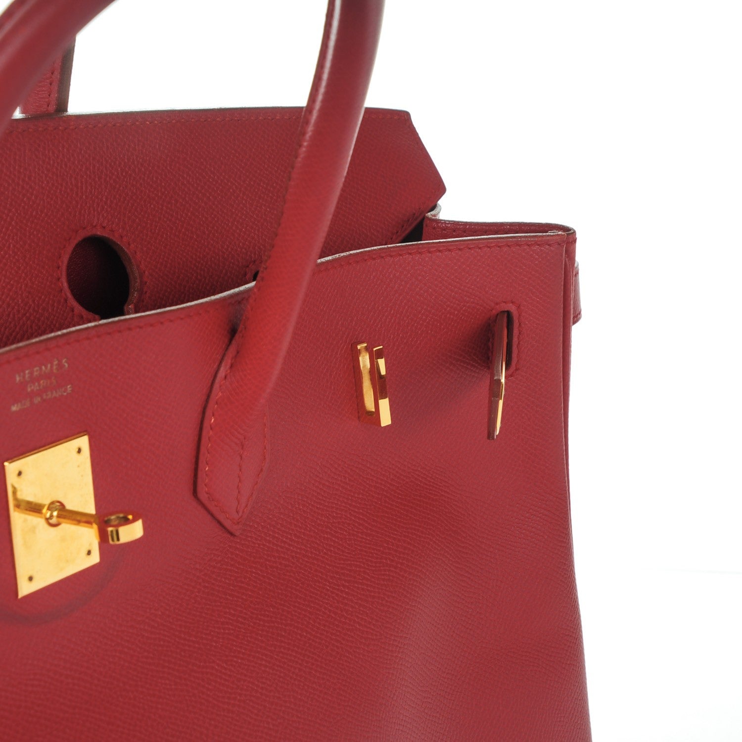 Hermes Courchevel Birkin 40 Rouge 17 of 26