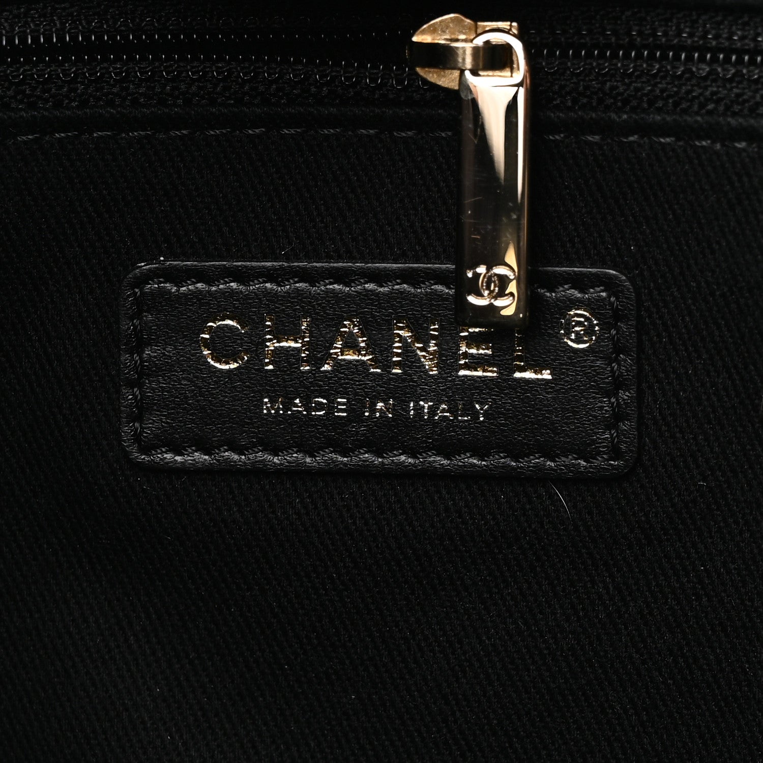 Chanel Mixed Fibers Calfskin Striped Medium Deauville Tote Black 6 of 11