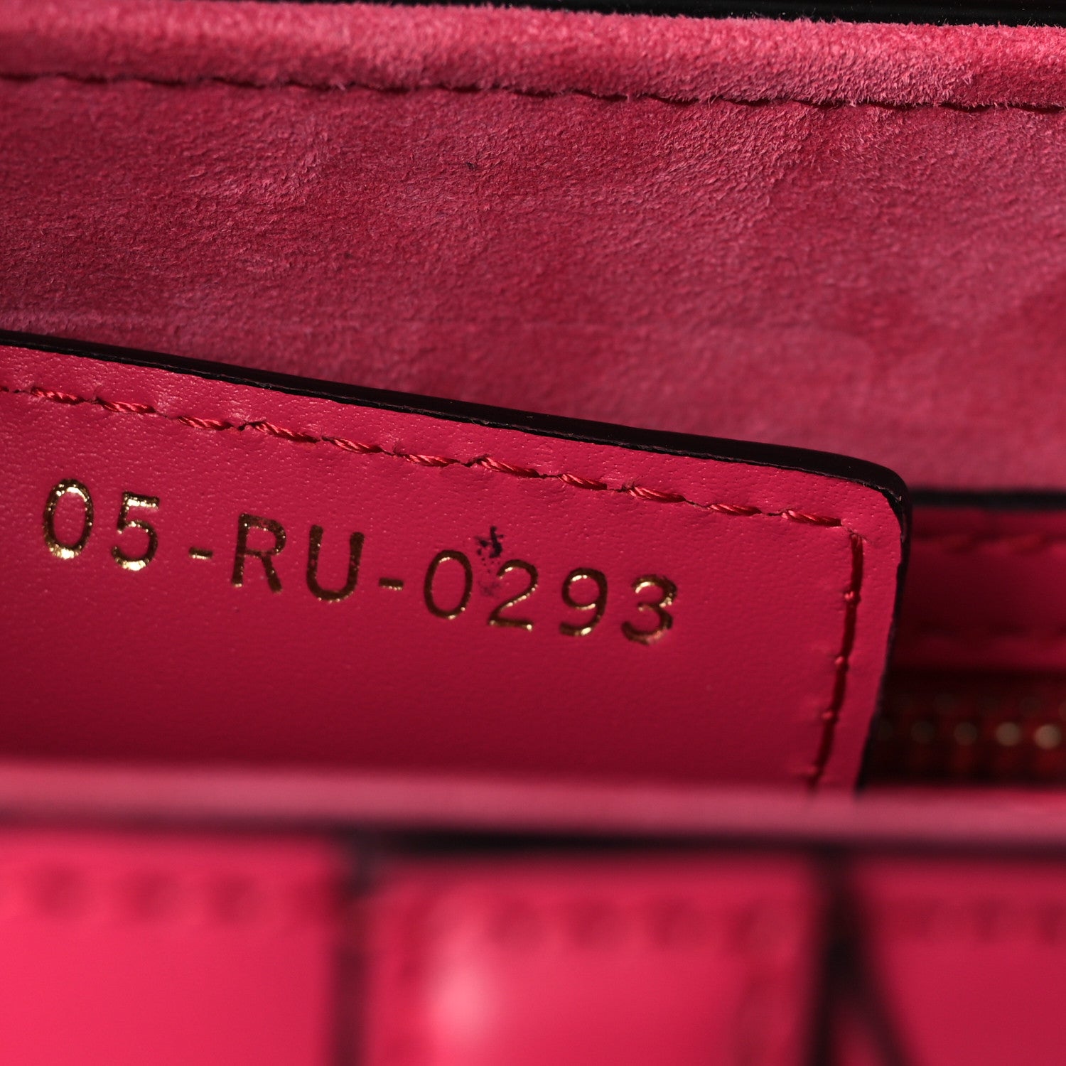Christian Dior Supple Calfskin Saddle Bag With Strap Passion Pink 7 of 10