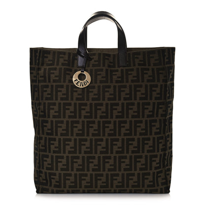 Fendi Zucca Shopping Tote Tobacco 1 of 14
