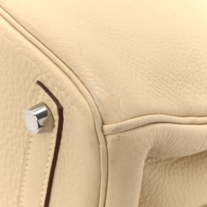 Hermes Taurillon Clemence Birkin 30 Parchemin 12 of 17