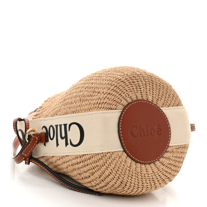 Chloe Natural Woven Fiber Small Woody Basket 4 of 11