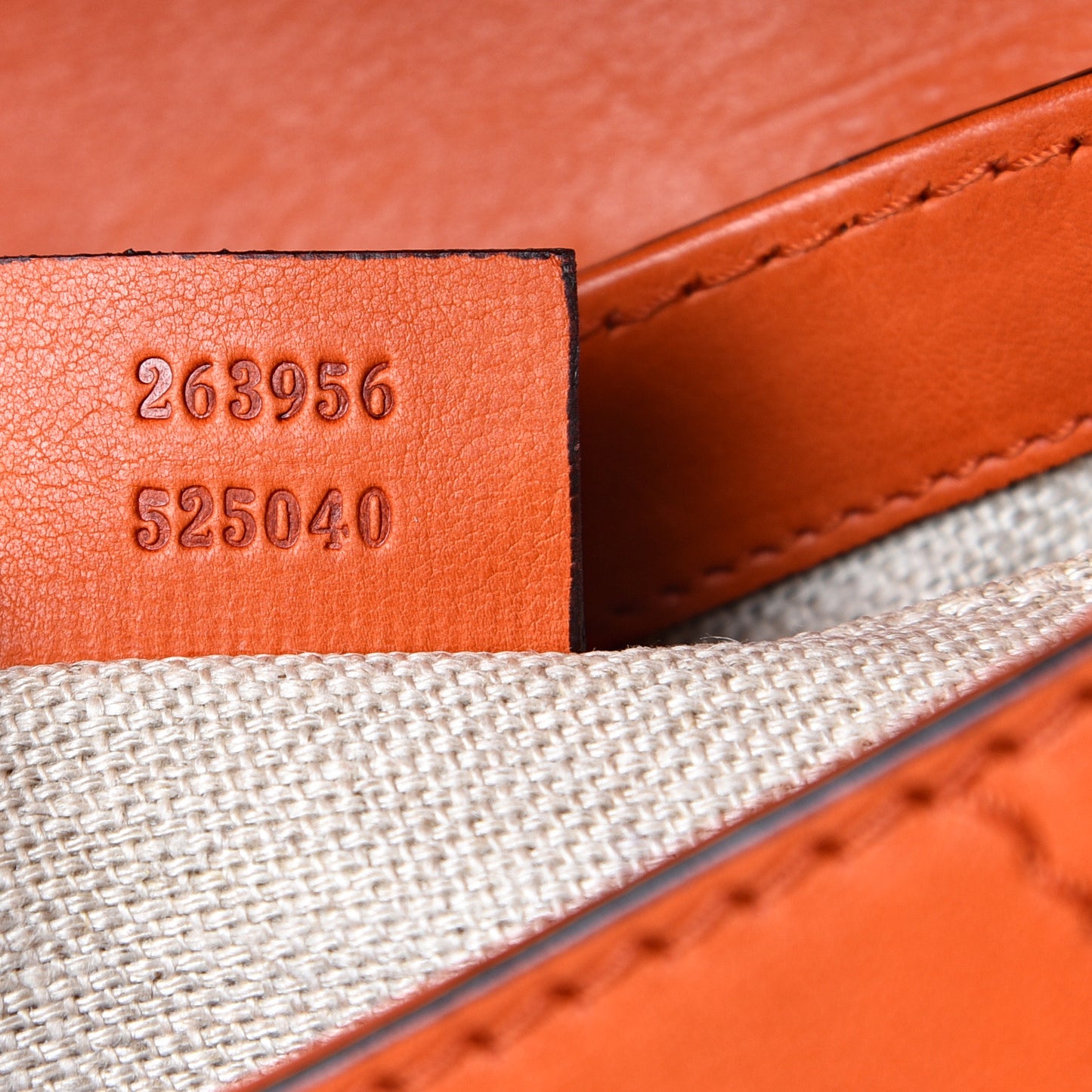 Calfskin Small Snaffle Bit Shoulder Bag Orange