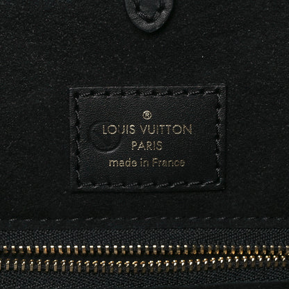 Louis Vuitton Calfskin Monogram Fold Tote PM Cream Khaki Black 6 of 10