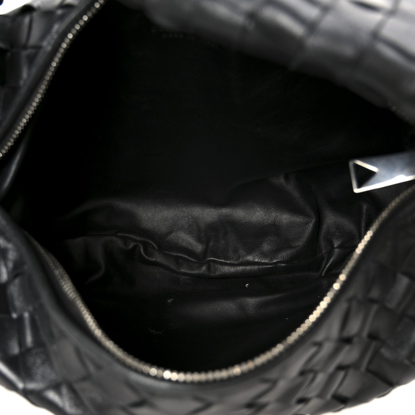 Nappa Intrecciato Teen Jodie Hobo Black