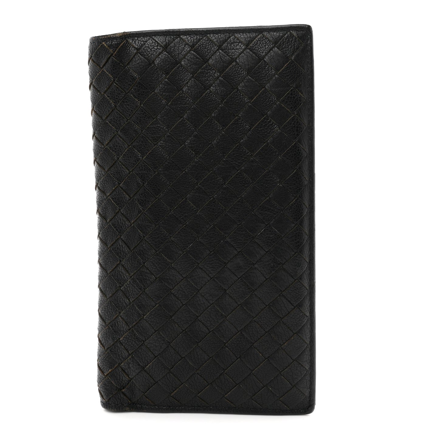 Nappa Intrecciato Long Wallet Black