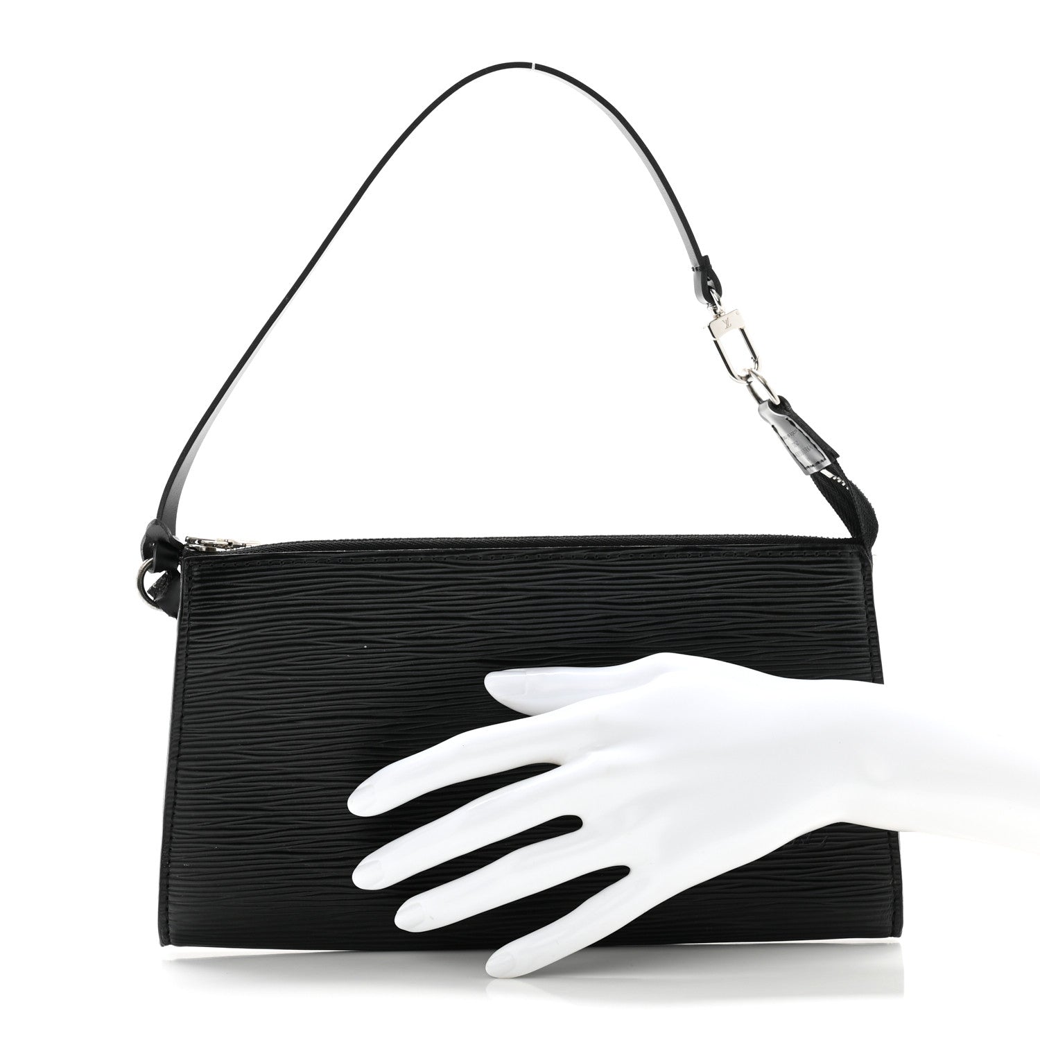 Louis Vuitton Epi Pochette Accessories 24 Black 2 of 10