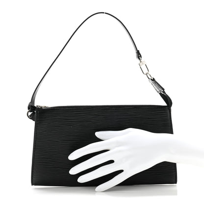 Louis Vuitton Epi Pochette Accessories 24 Black 2 of 10