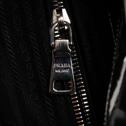 Prada Vernice Doctor Bag Black 11 of 12