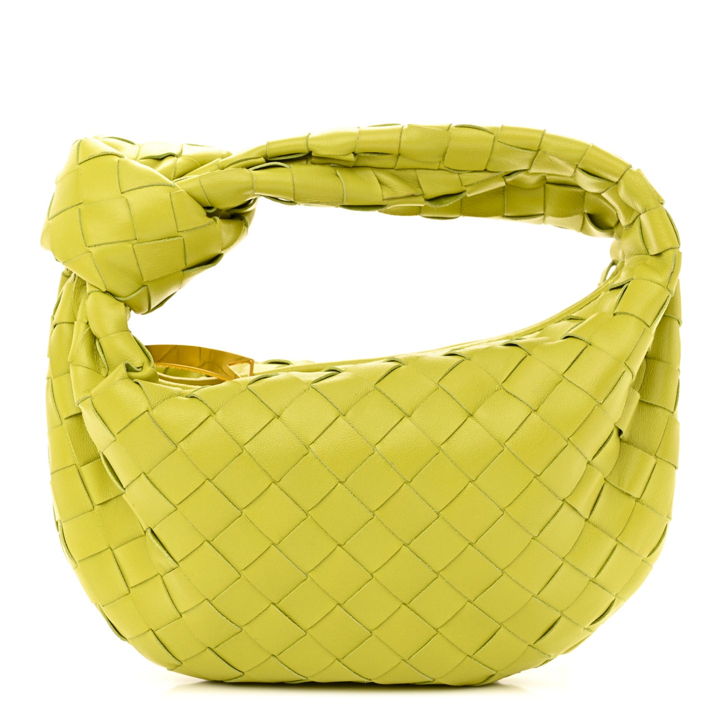 Nappa Intrecciato Mini Jodie Kiwi