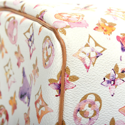 Louis Vuitton Watercolor Aquarelle Speedy 35 White 10 of 19