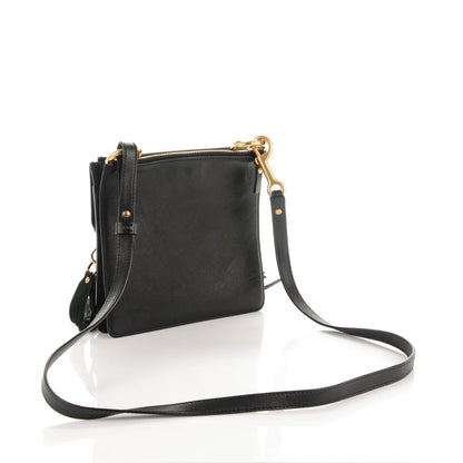 Chloe Calfskin Suede Small Jane Fringe Bag Black 3 of 7