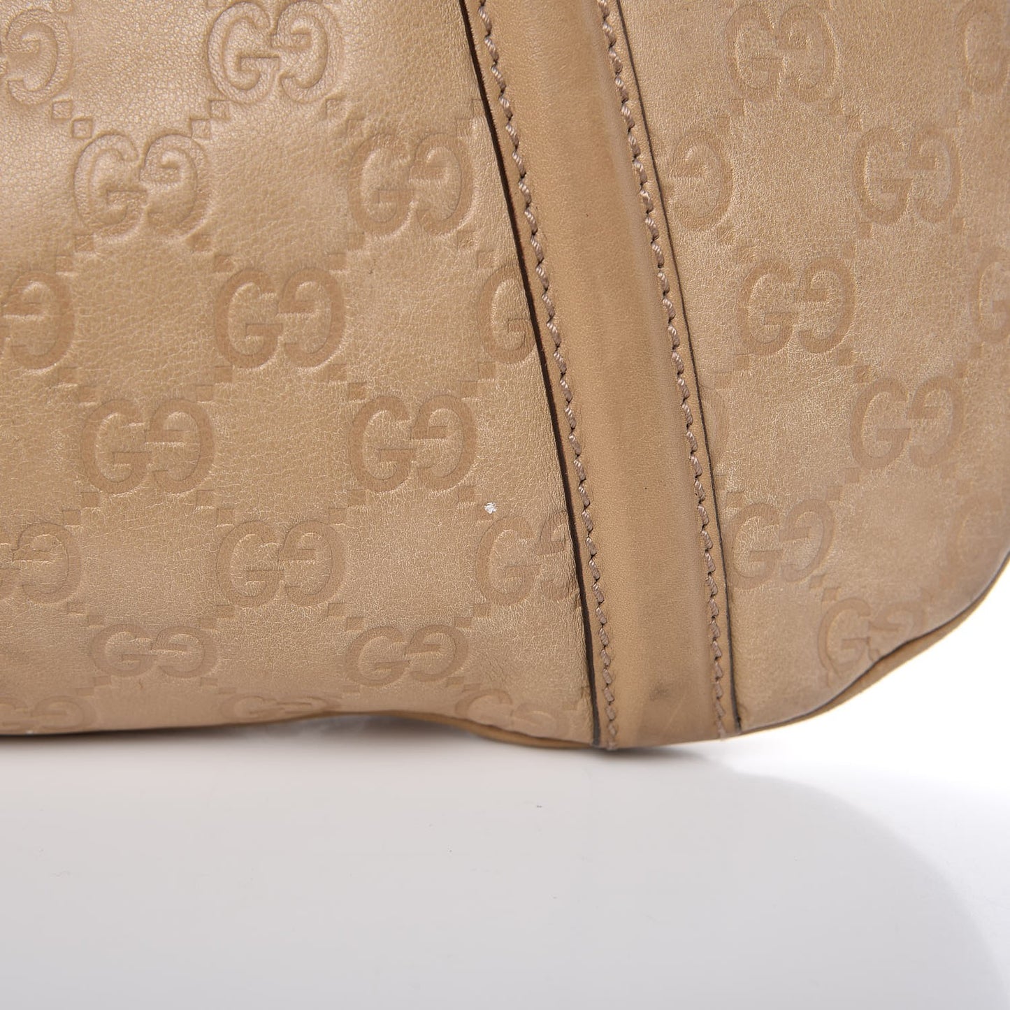Guccissima Medium Britt Hobo Beige