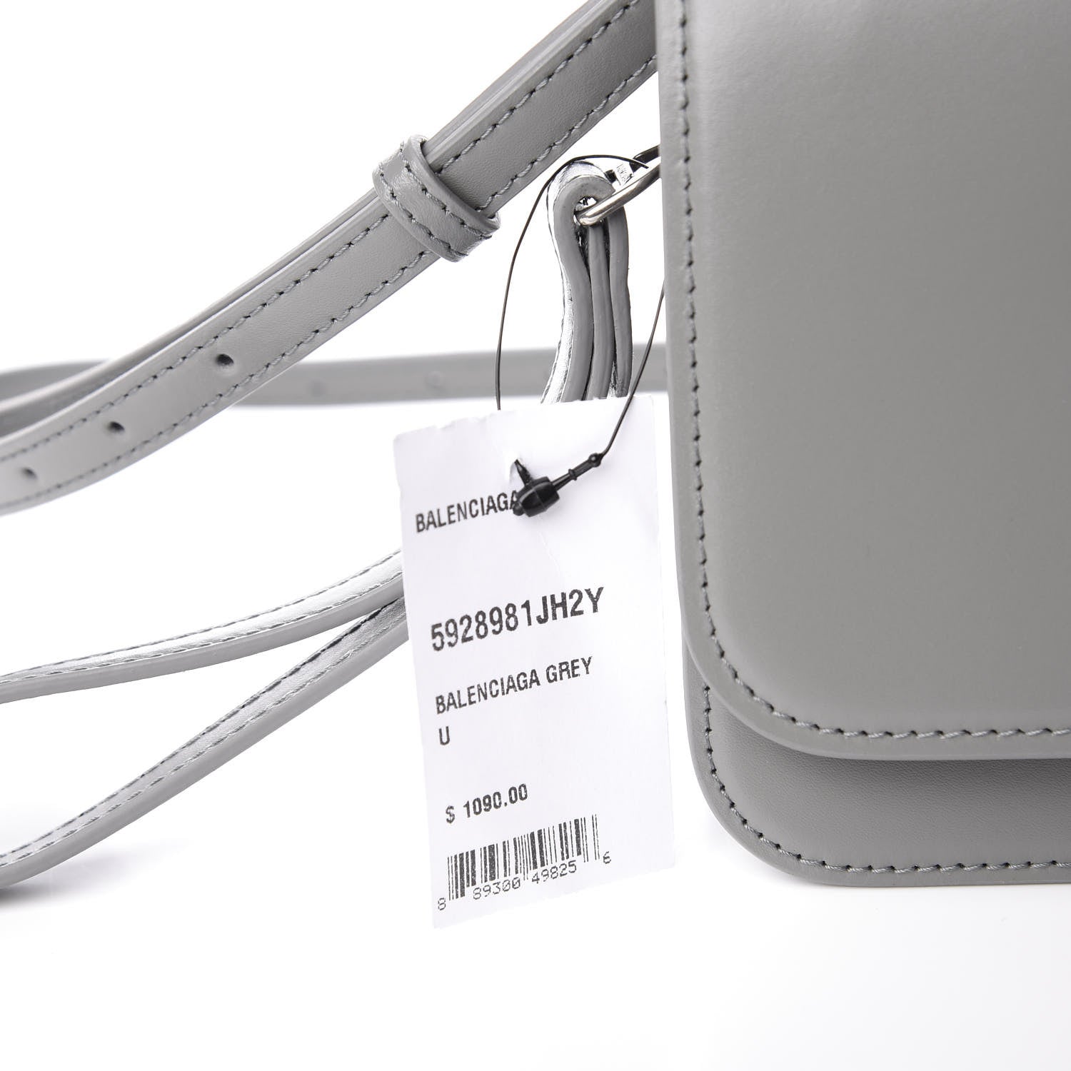 Balenciaga Shiny Box Calfskin Small B Bag Balenciaga Grey 9 of 10