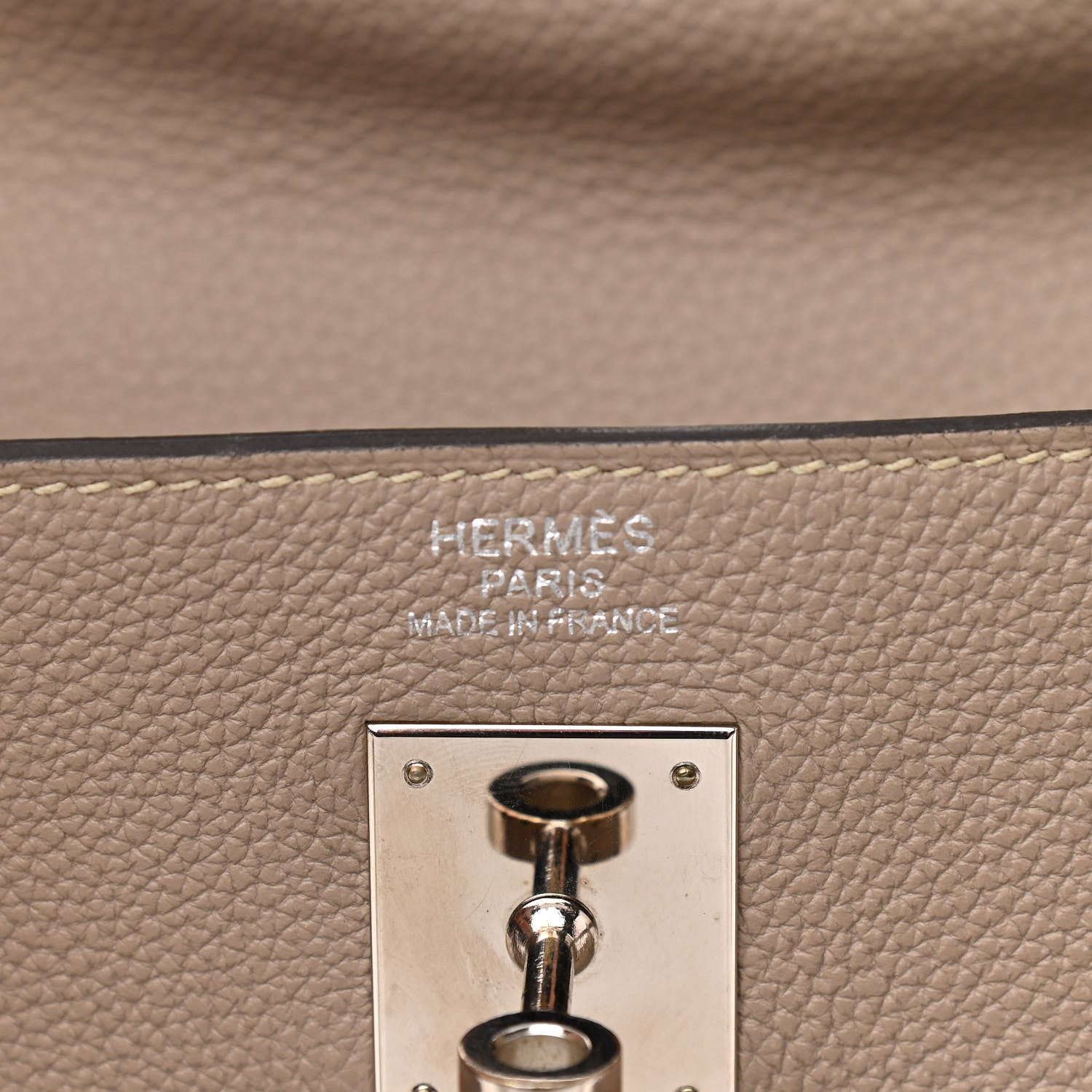 Hermes Togo Kelly Retourne 35 Gris Tourterelle 6 of 17