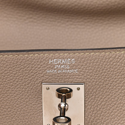 Hermes Togo Kelly Retourne 35 Gris Tourterelle 6 of 17