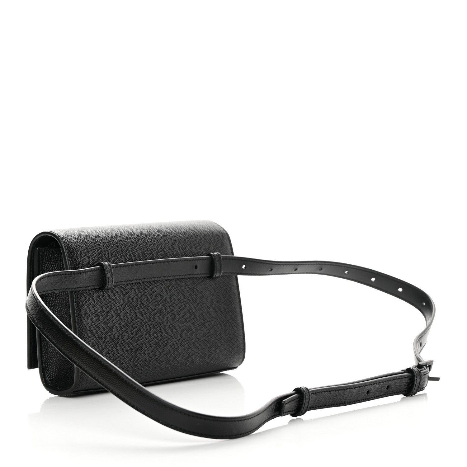 Saint Laurent Grain De Poudre Monogram Kate Belt Bag Black 2 of 9