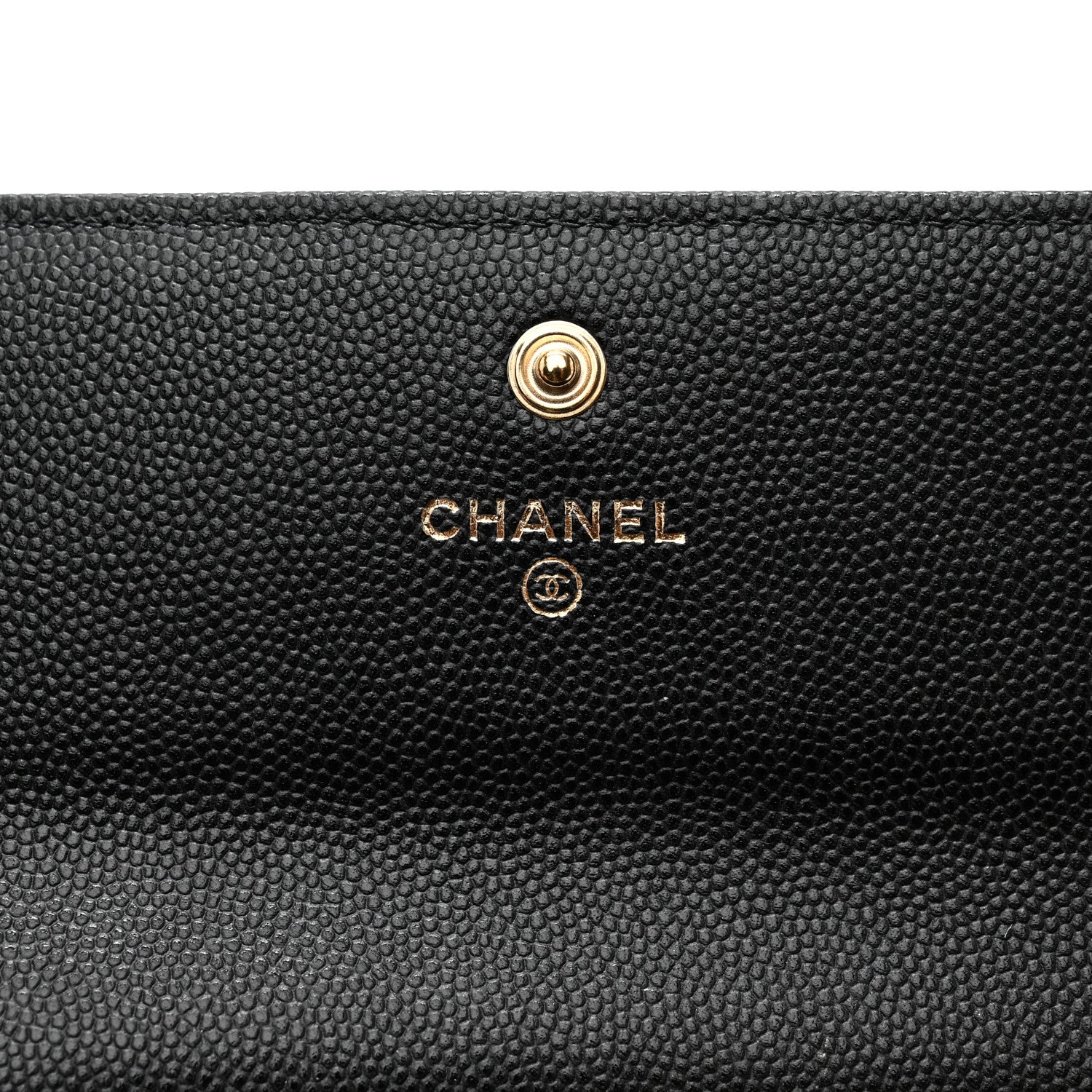 Chanel Caviar Quilted Large Boy Gusset Flap Wallet Black 6 of 12