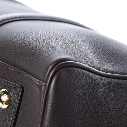 Louis Vuitton Calfskin SC Bag GM Chocolate 10 of 12