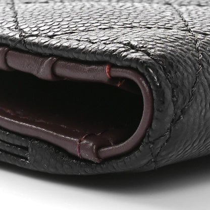 Chanel Caviar Quilted Long Zip Wallet Black 8 of 9