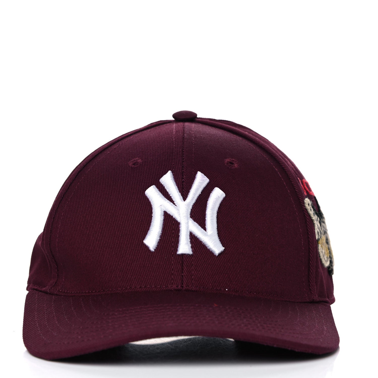 Gucci X MLB Cotton NY Yankees Baseball Hat 57-61 Lacquer 3 of 7