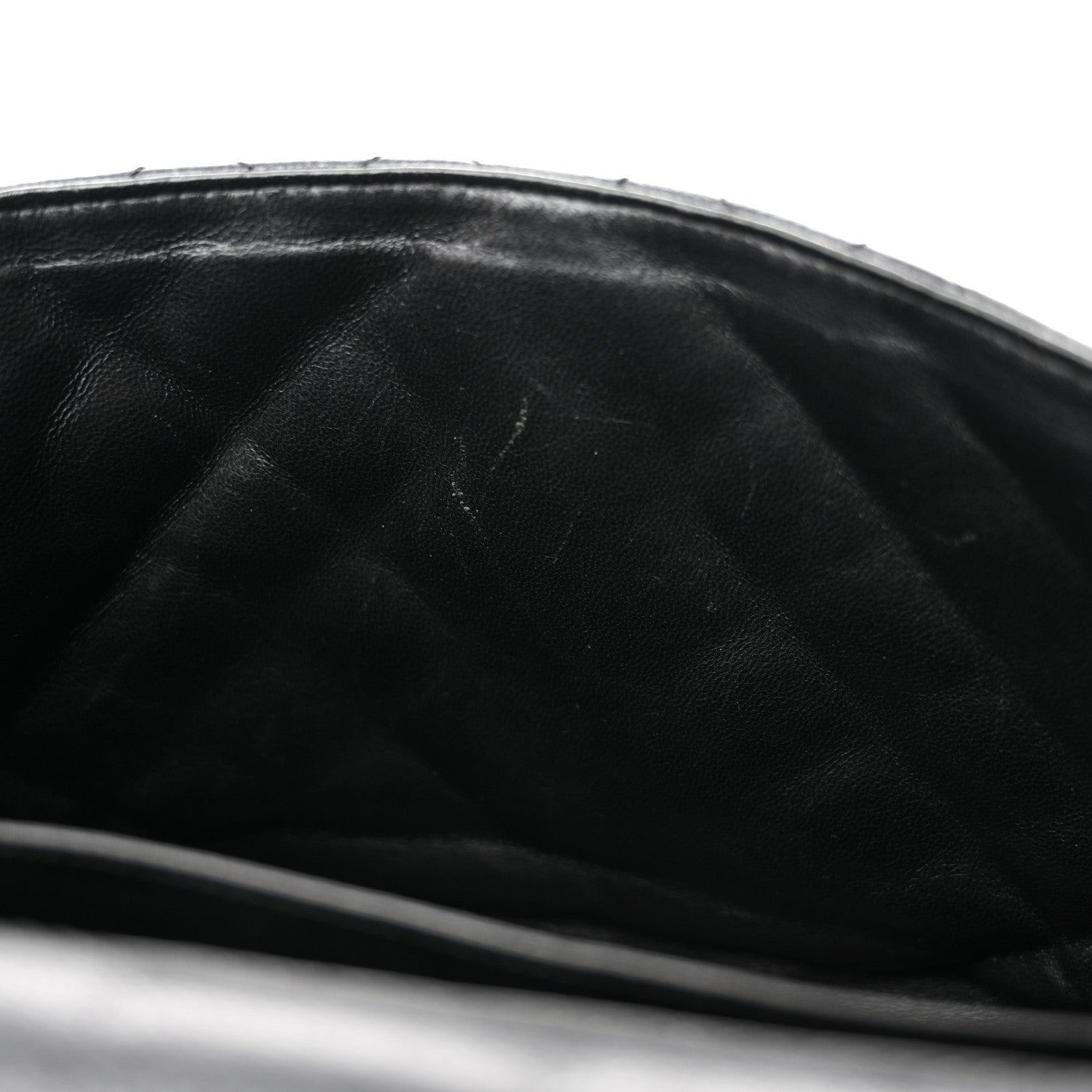 Chanel Washed Caviar Quilted Maxi Single Flap Black 12 of 13