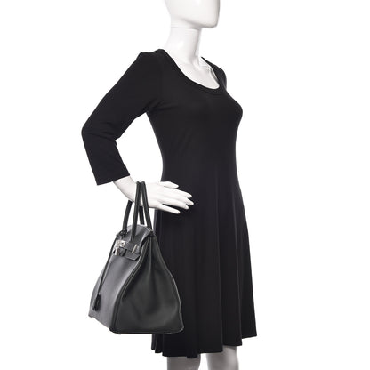 Hermes Togo Horseshoe Birkin 35 Vert Cypress Anemone 2 of 33